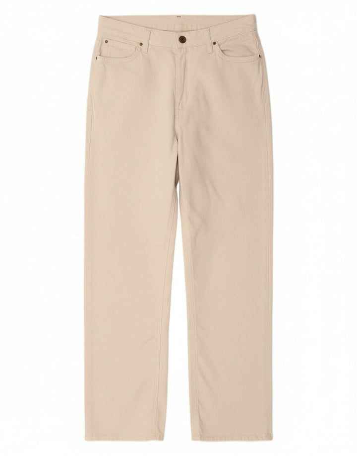 Lee Lige Jeans til kvinder W28 L28 Hvid Bomuld