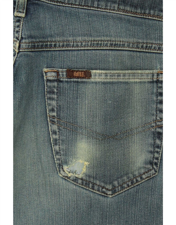 Rifle Dame Straight Jeans W32 L32 Blå