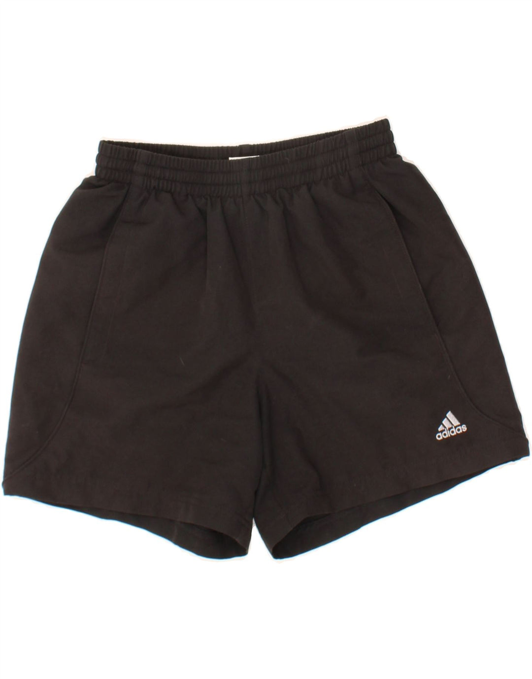 ADIDAS Boys Climalite Sport Shorts 13-14 Years Large Black Polyester Vintage Adidas and Second-Hand Adidas from Messina Hembry 