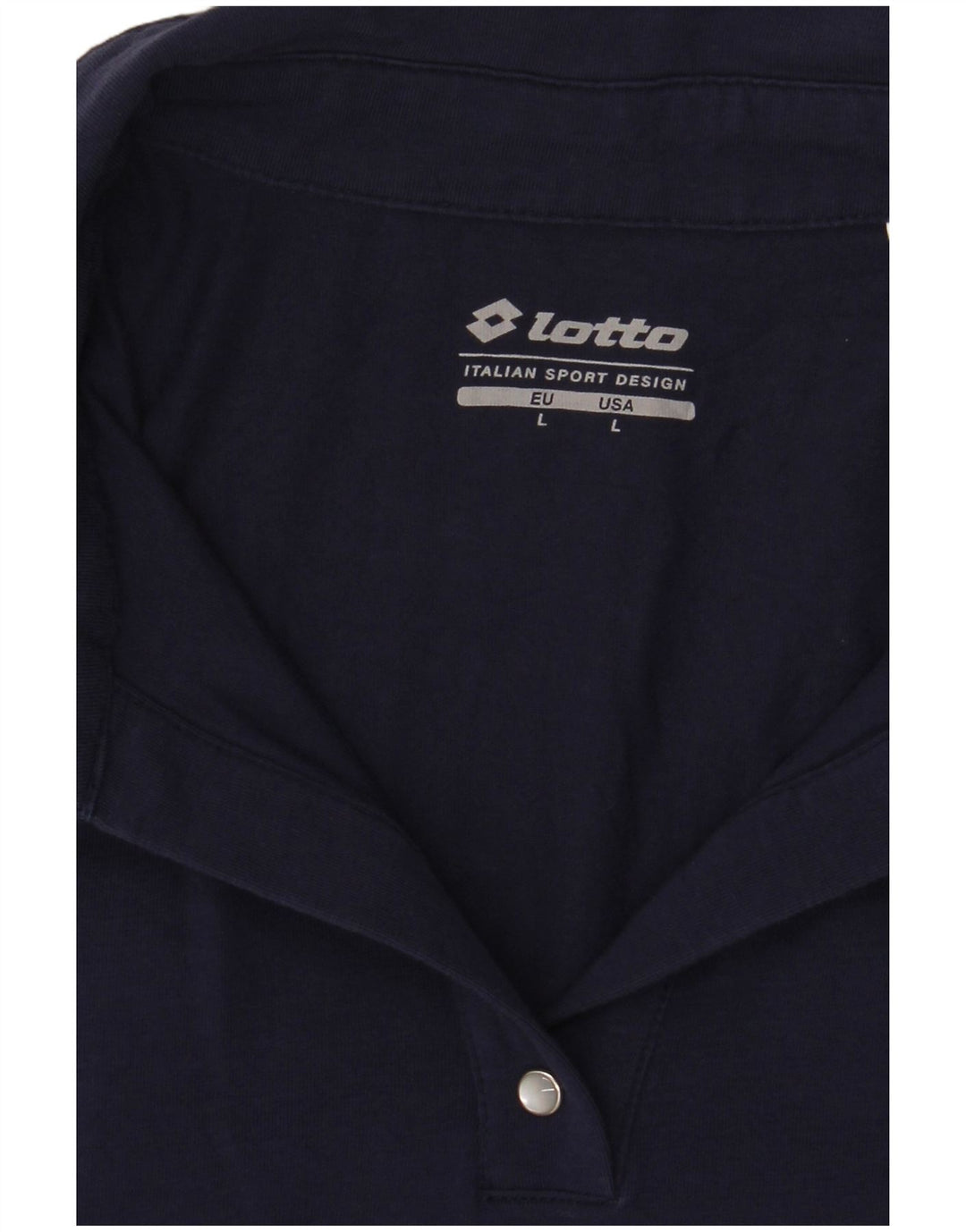 Lotto Dame Polo Shirt UK 14 Large Navy Blue