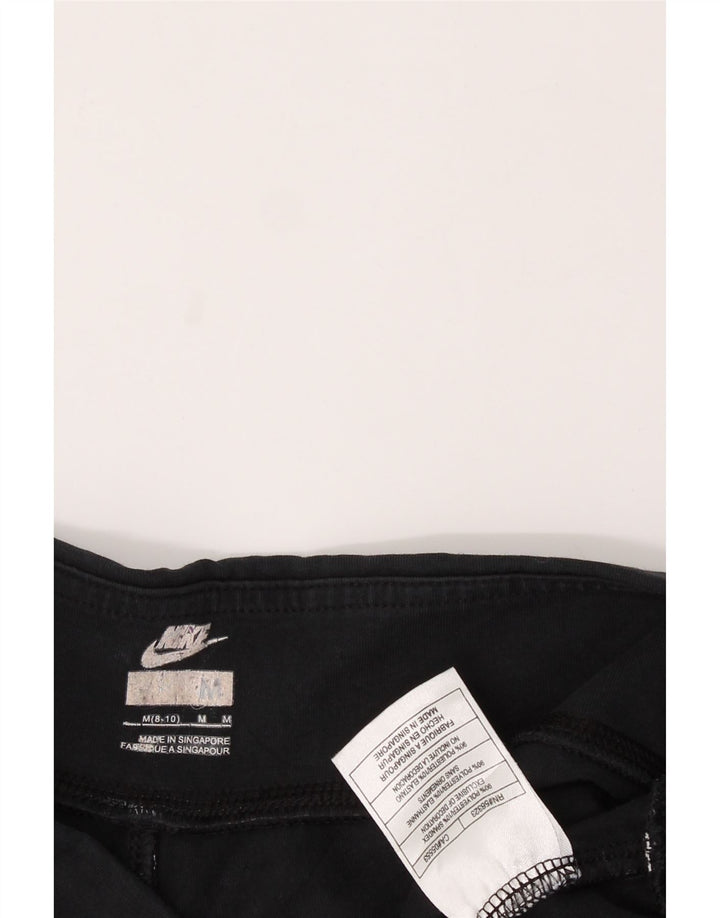 NIKE Womens Sport Shorts US 8/10 Medium  Black Polyester Vintage Nike and Second-Hand Nike from Messina Hembry 