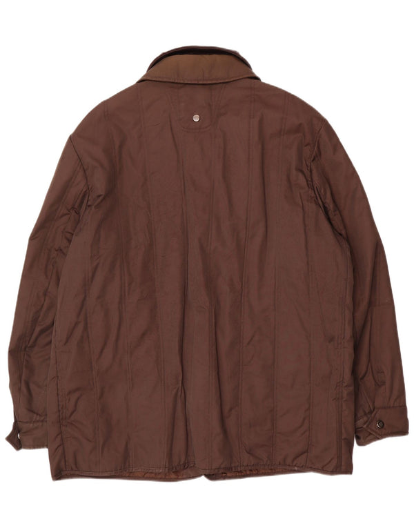 Piero Guidi Herre Utility Jacket UK 46 3XL Brun Bomuld