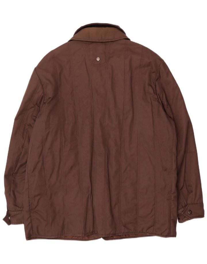 Piero Guidi Herre Utility Jacket UK 46 3XL Brun Bomuld