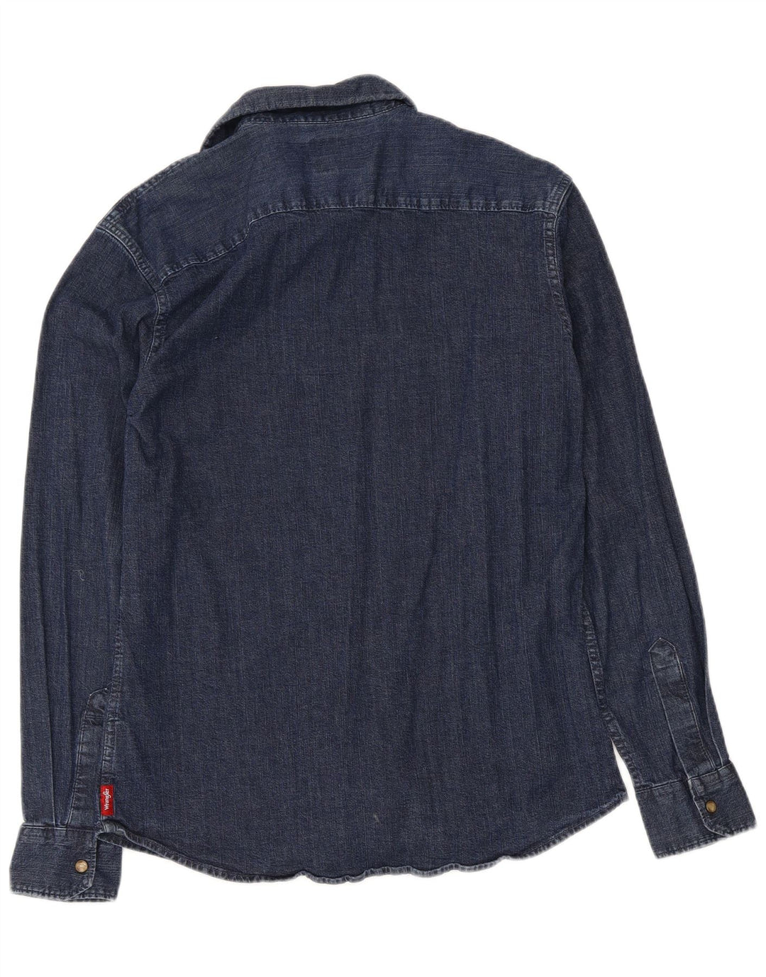 Wrangler Herre Indigo denimskjorte Medium Navyblå Bomuld