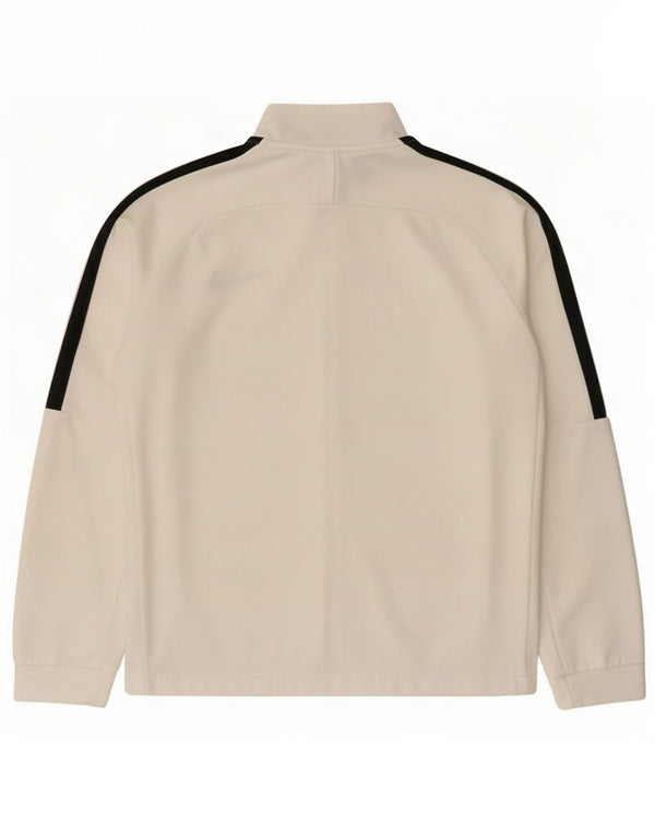 Nike Boys Dri Fit træningsdragt topjakke 12-13 år Stor hvid farveblok