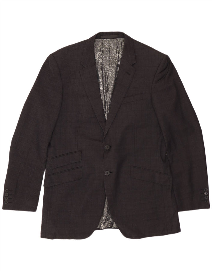 Marks & Spencer Herre Autograph 2 Button Blazer Jacket IT 56 3XL Sort Ternet