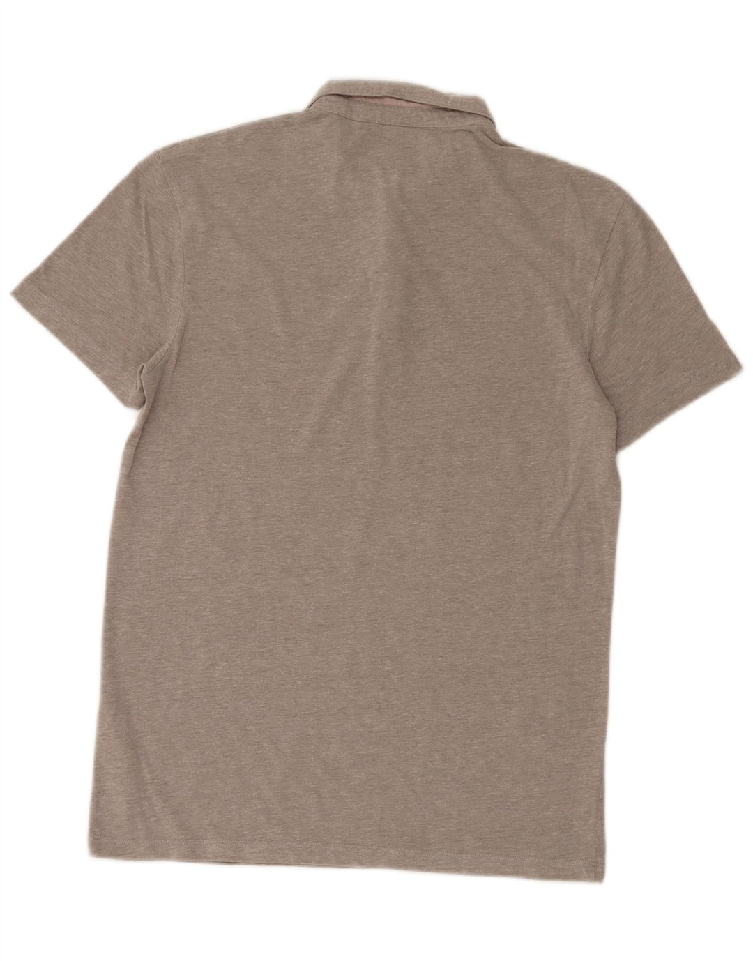 All Saints Polo Shirt til mænd, lille grå stribet bomuld