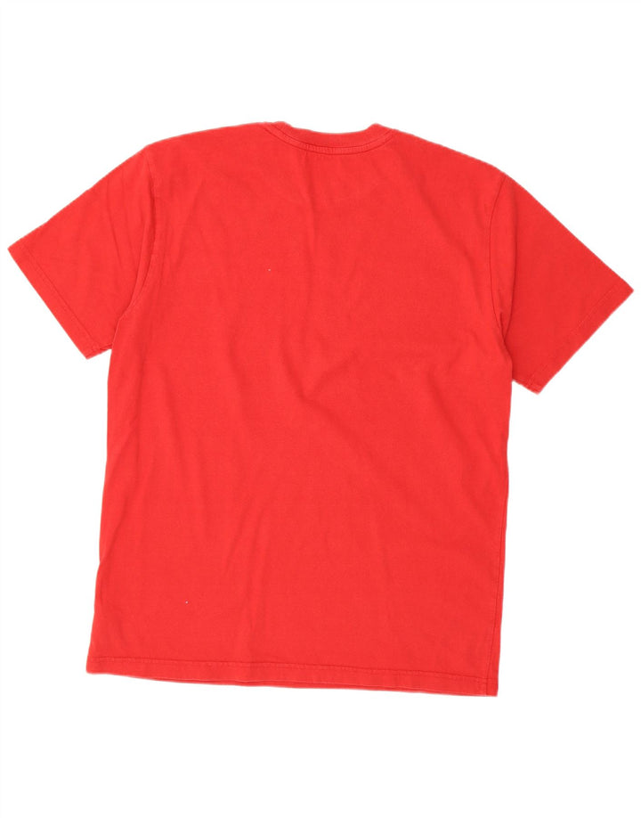 GAP Mens Graphic T-Shirt Top Medium Red Cotton