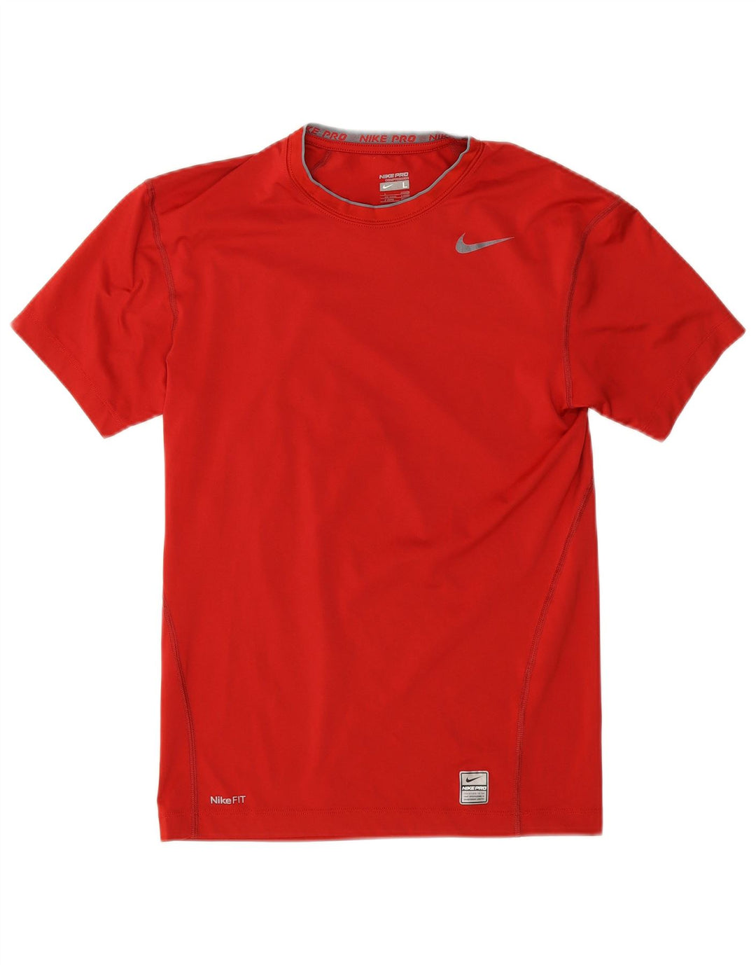 Nike Herre T-Shirt Top UK 42/44 Stor Rød