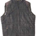 Fat Face Herre Polstret Gilet UK 42 XL Navy Blue Polyester