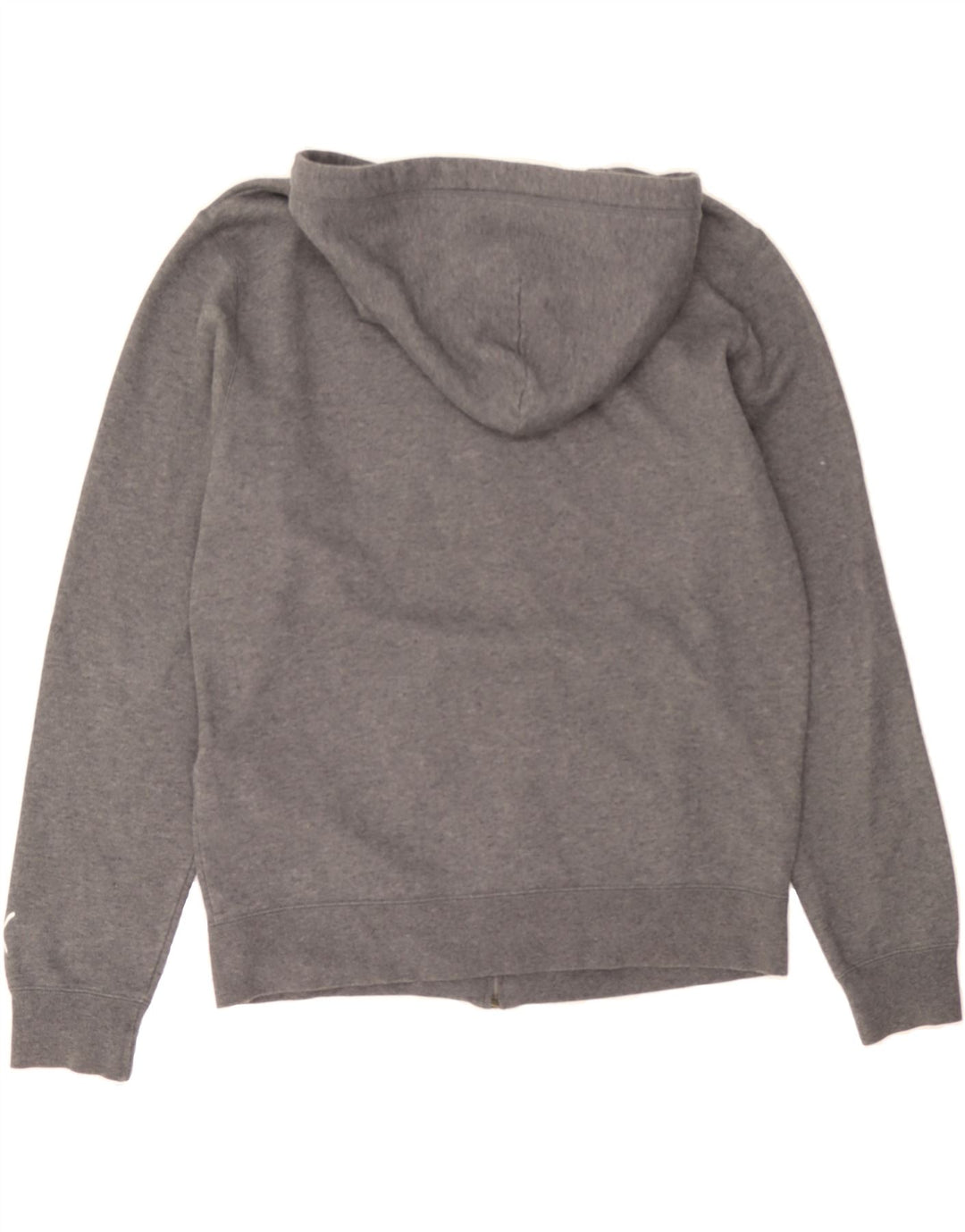 PUMA Mens Graphic Zip Hoodie Sweater Medium Grey Vintage Puma and Second-Hand Puma from Messina Hembry 