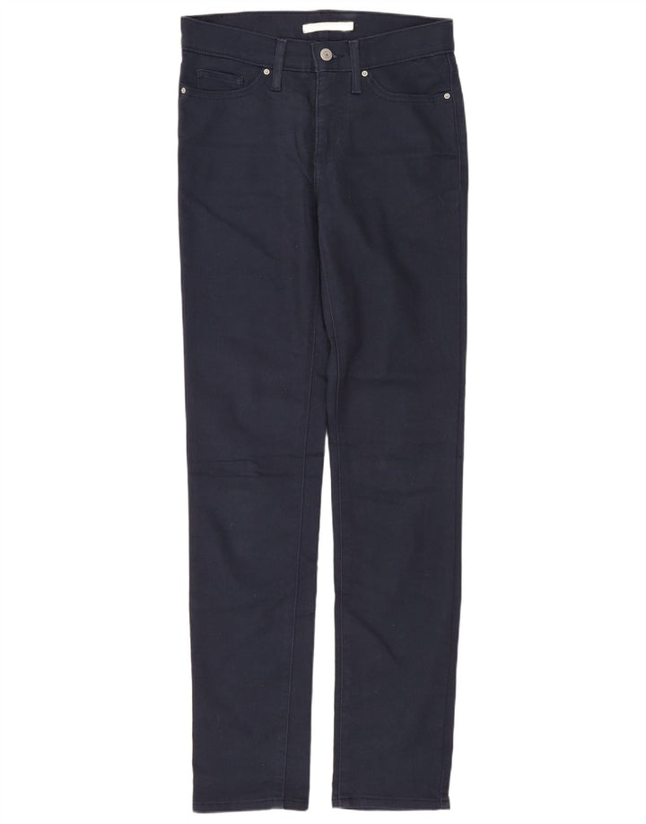 Levi's Womens 312 Shaping Slim Jeans W26 L31 Marineblå