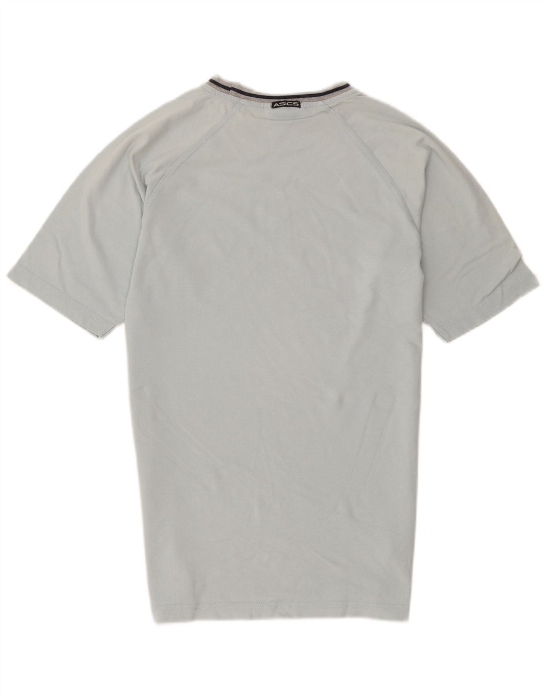 Asics herre T-shirt top lille blå stribet bomuld