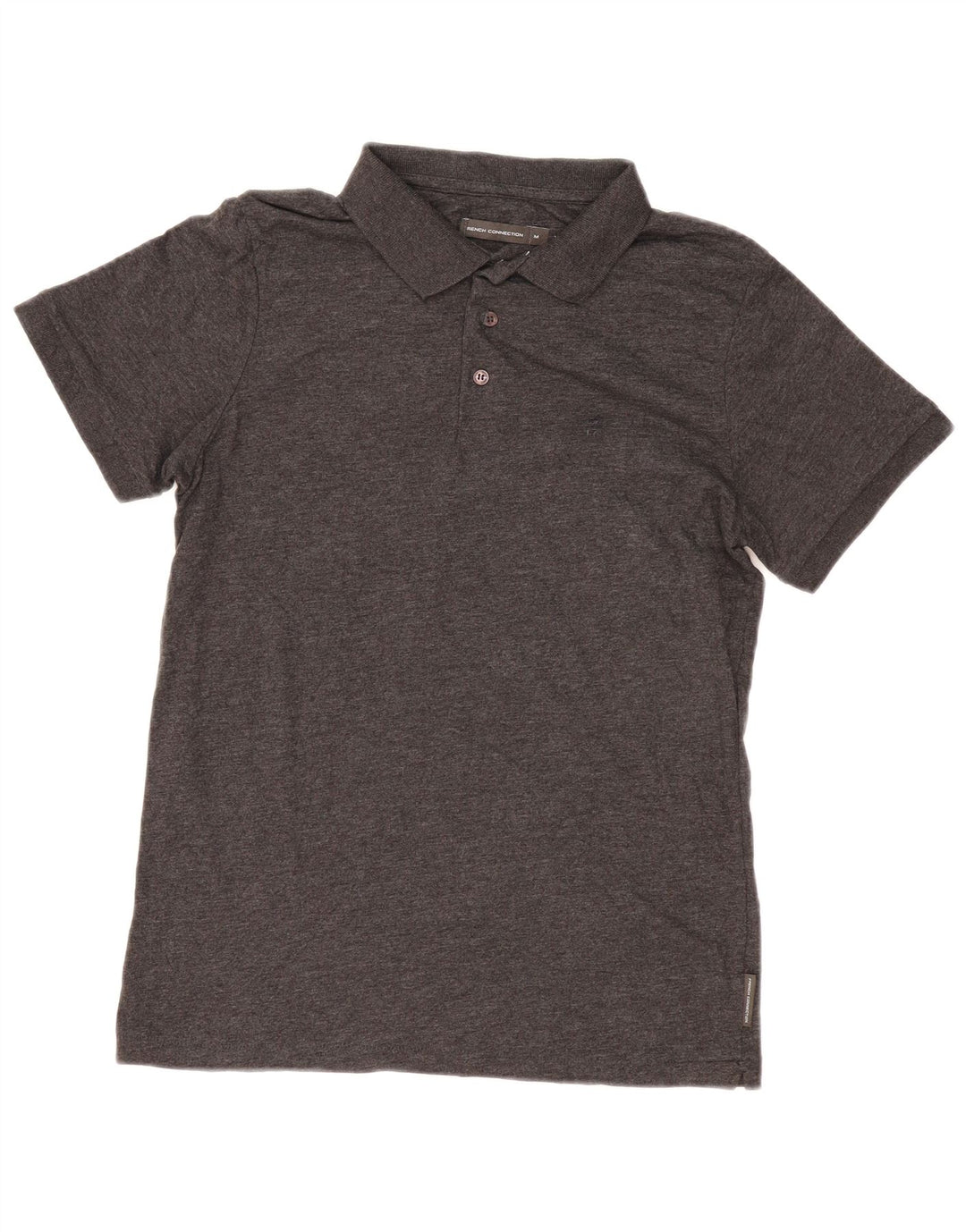 French Connection Herre poloshirt mellemgrå bomuld