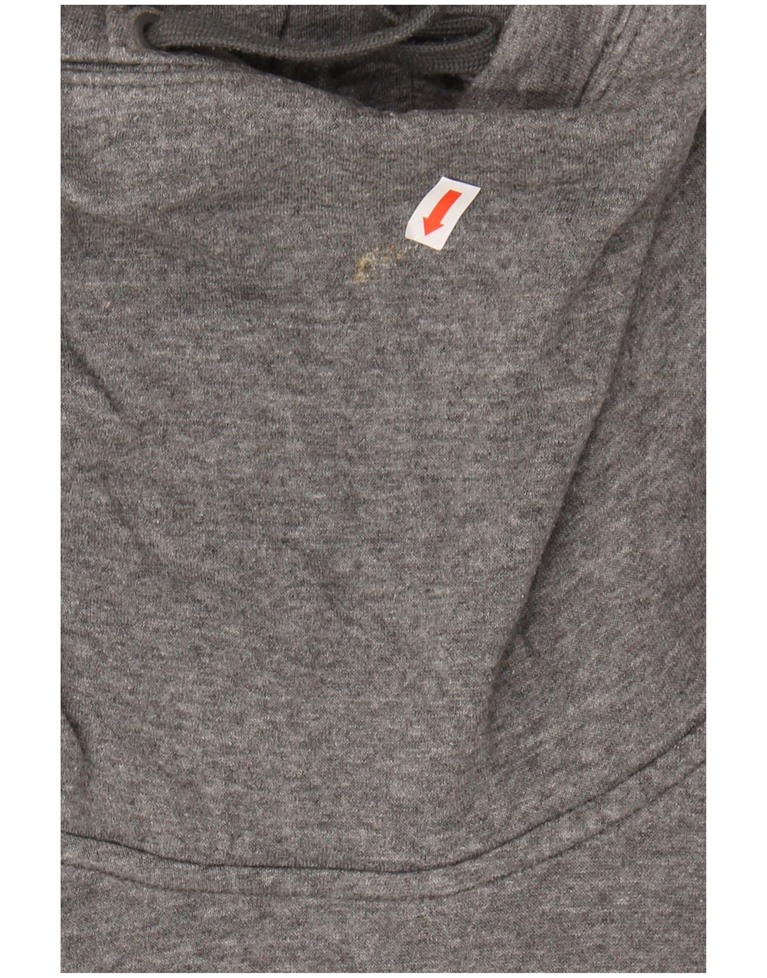 NIKE Womens Oversized Hoodie Jumper UK 10 Small Grey Cotton