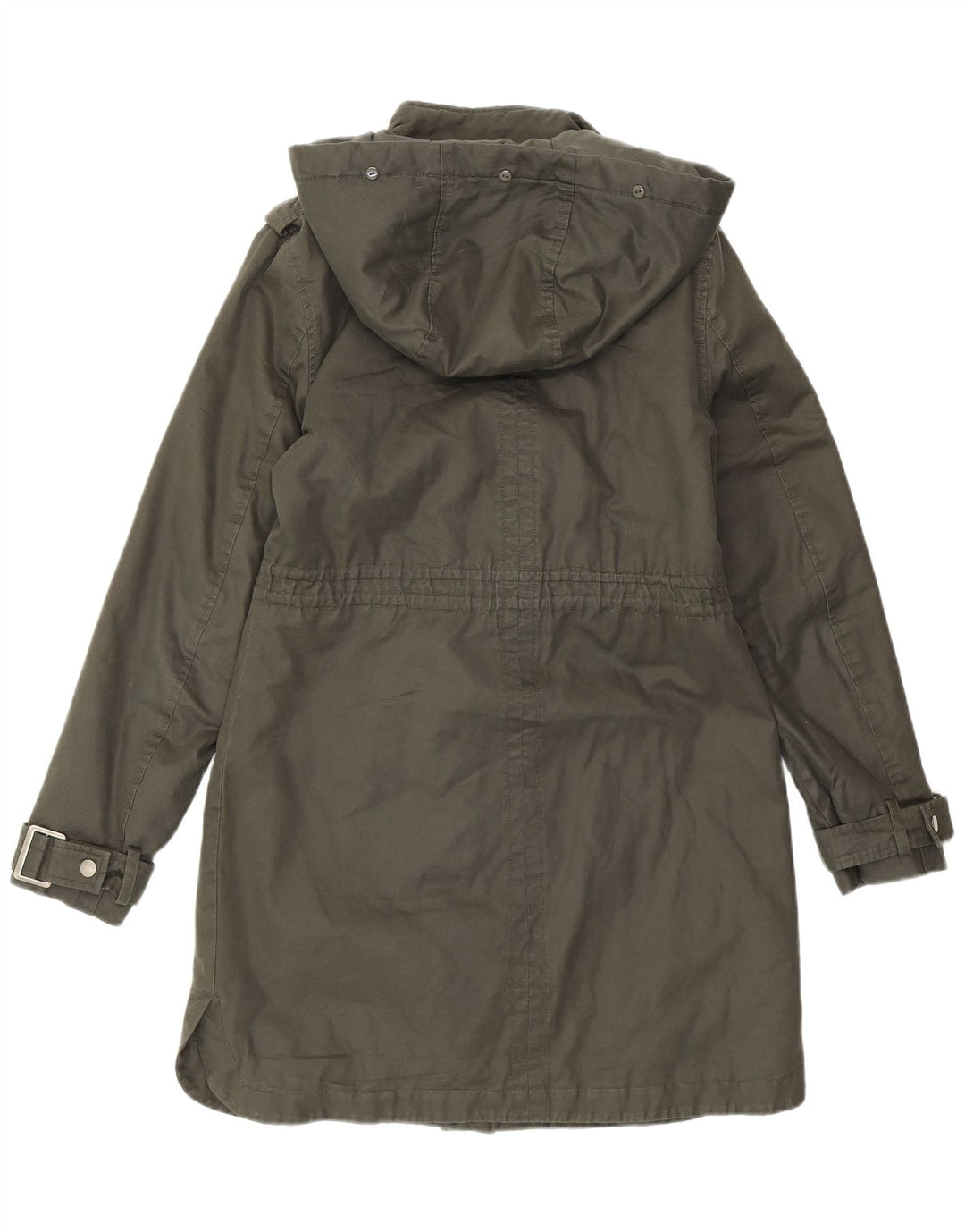 MINT VELVET Dame Hooded Parka Jacket UK 10 Small Khaki
