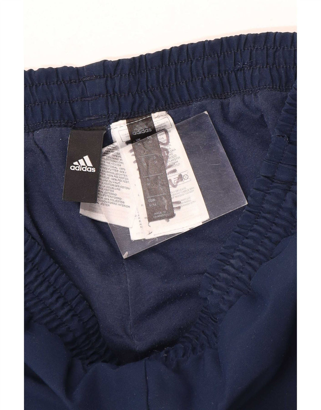 Adidas Dame træningsdragt Bukser Joggers UK 14 Medium Navy Blue Polyester