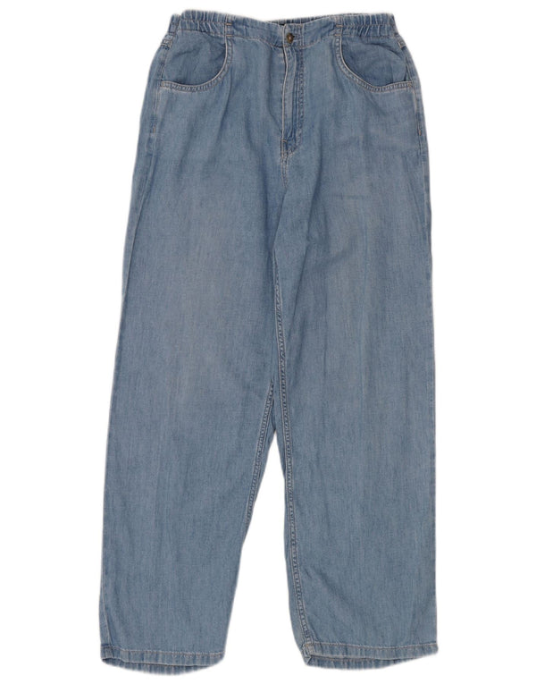 Massimo Dutti Dame Højhøjde løse jeans W28 L28 Blå