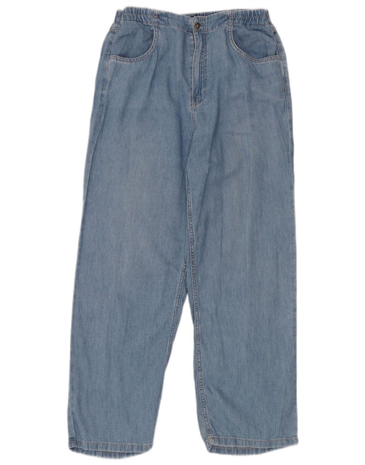 Massimo Dutti Dame Højhøjde løse jeans W28 L28 Blå