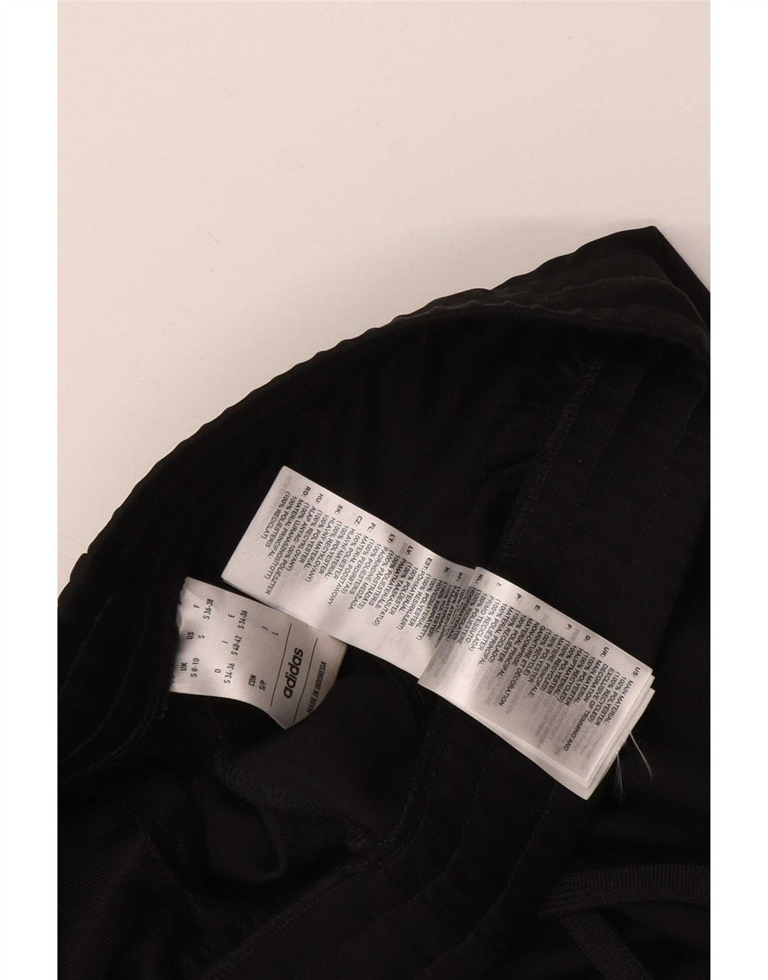 Adidas Træningsdragtsbukser til kvinder UK 8/10 Small Black Polyester