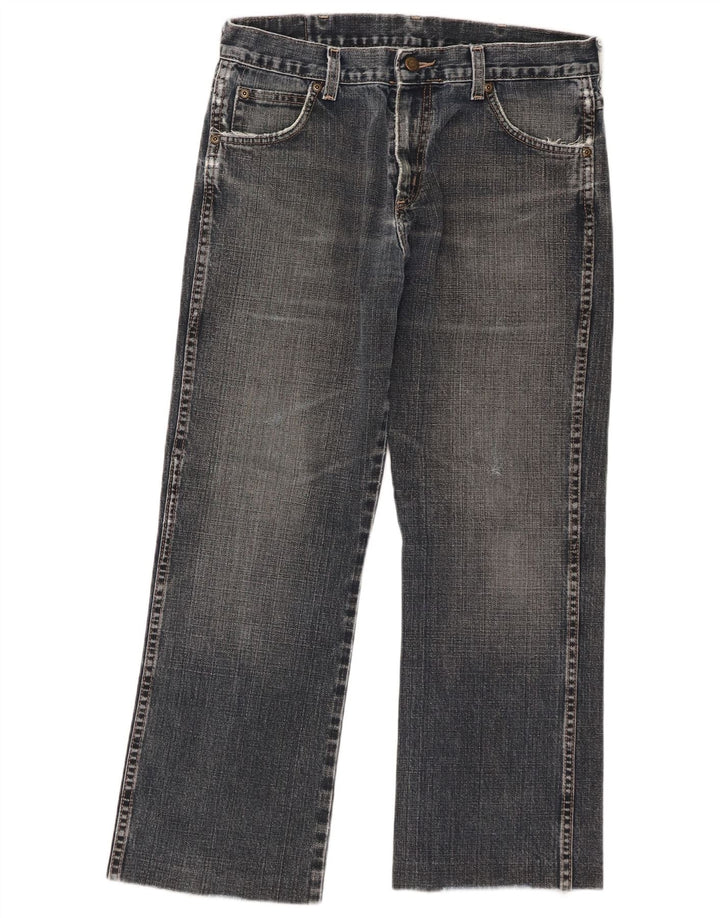 Wrangler Herre Bootcut Jeans W32 L27 Blå Bomuld