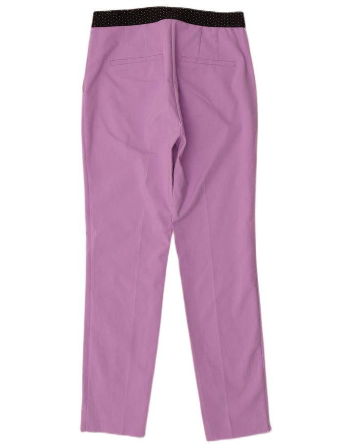 Zara Slim Suit Bukser Small W27 L27 Lilla polyester