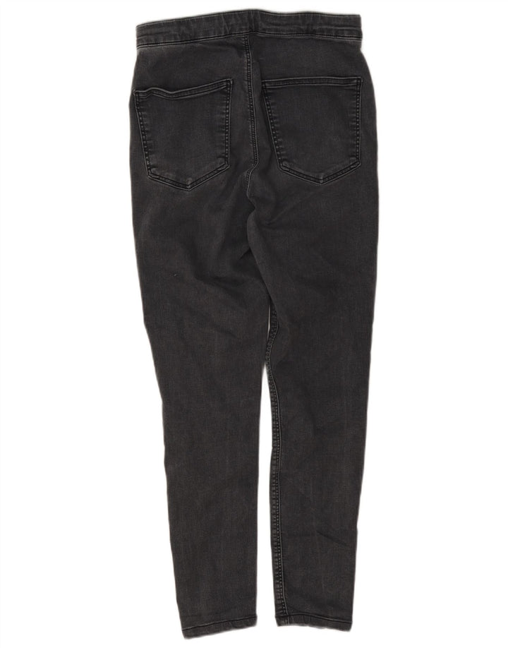 Topshop Dame Cropped Jeans W32 L25 Grå Bomuld