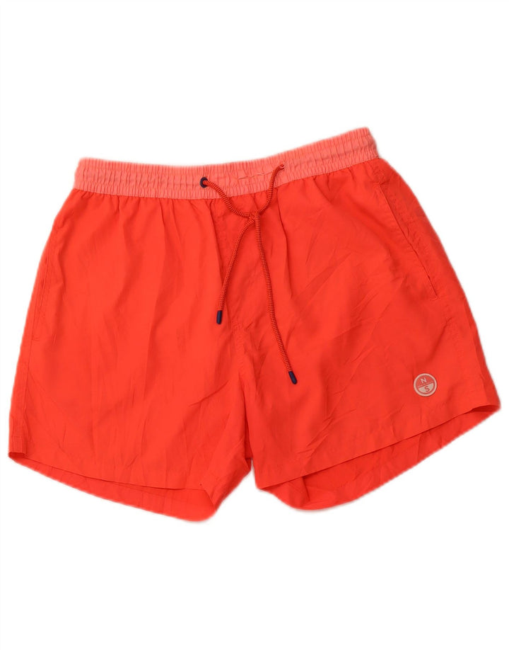 NORTH SAILS Badeshorts til mænd Small Orange Polyester