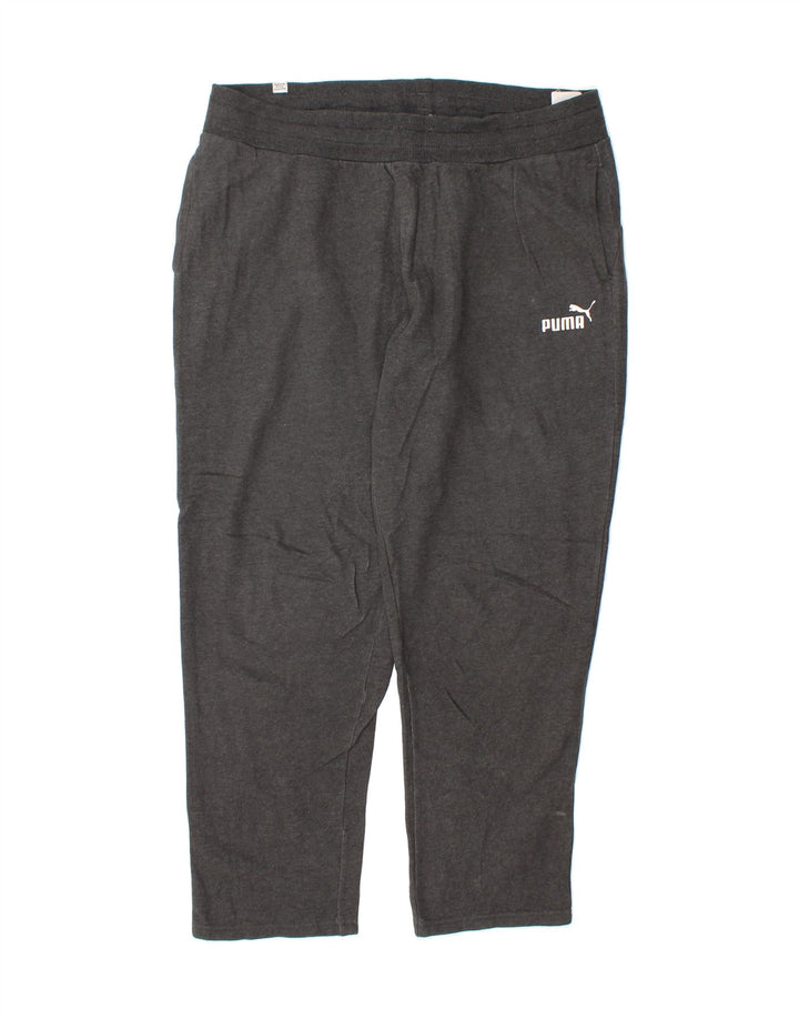 PUMA Womens Tracksuit Trousers UK 14 Large Grey Cotton Vintage Puma and Second-Hand Puma from Messina Hembry 