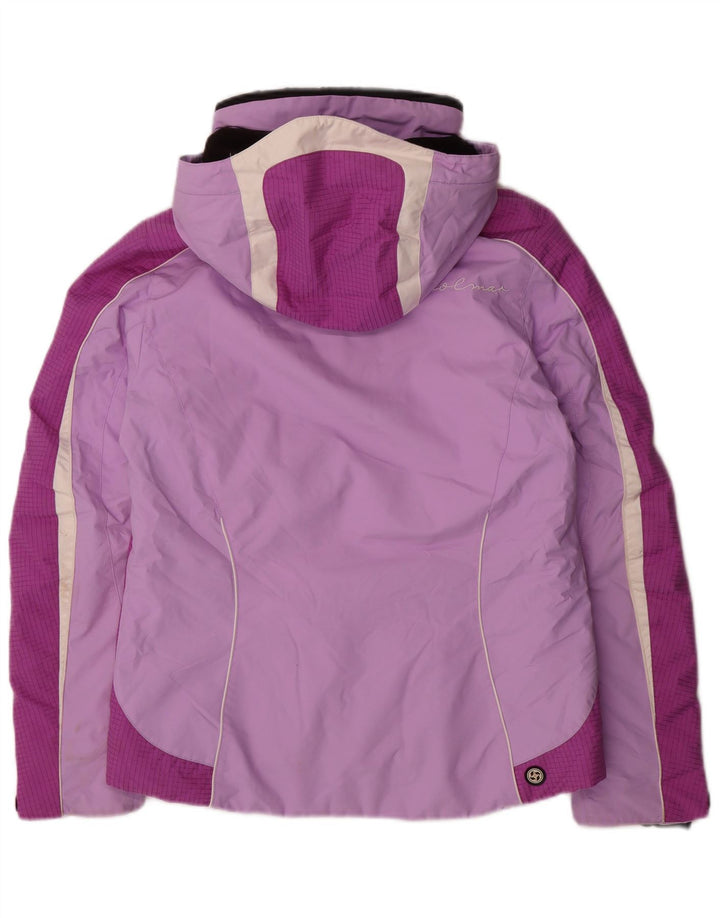 Colmar Dame Hætte Skijakke EU 44 Medium Lilla Colourblock