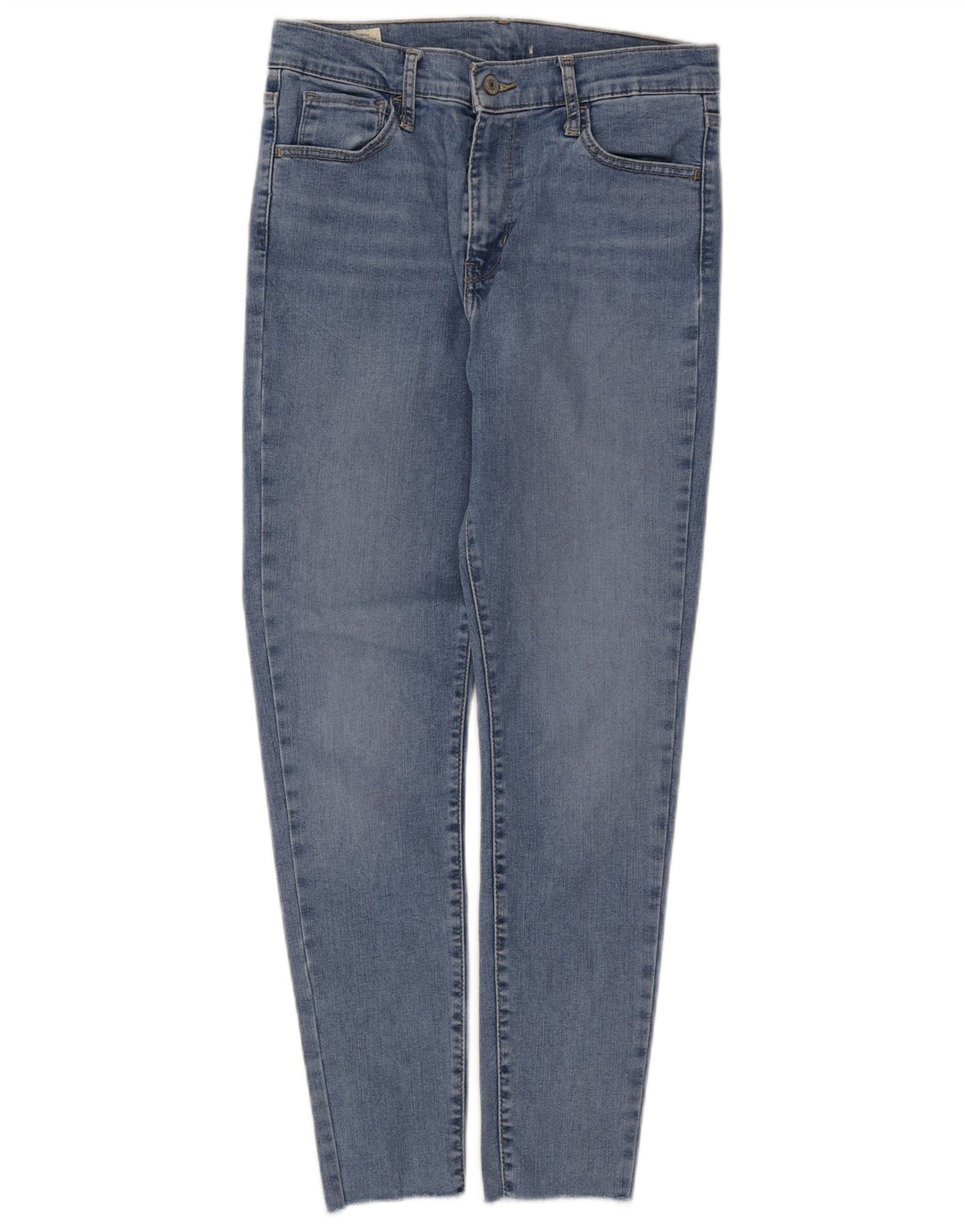 LEVI'S Womens Crop Skinny Jeans W29 L26 Blue Cotton