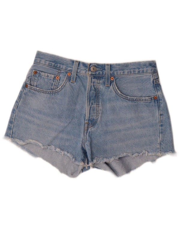 Levi's Womens 501 Denim Hot Pants W26 Small Blue Cotton