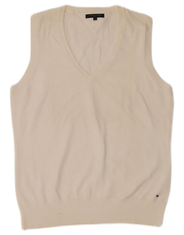 Tommy Hilfiger Dame Vest Tank Top UK 14 Large White