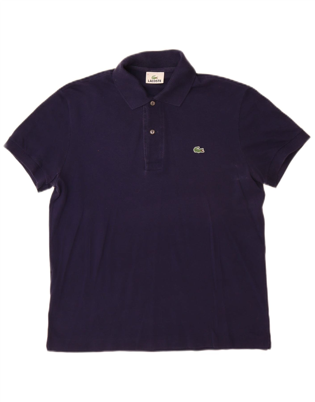 Lacoste herre poloskjorte str. 3 Lille marineblå bomuld
