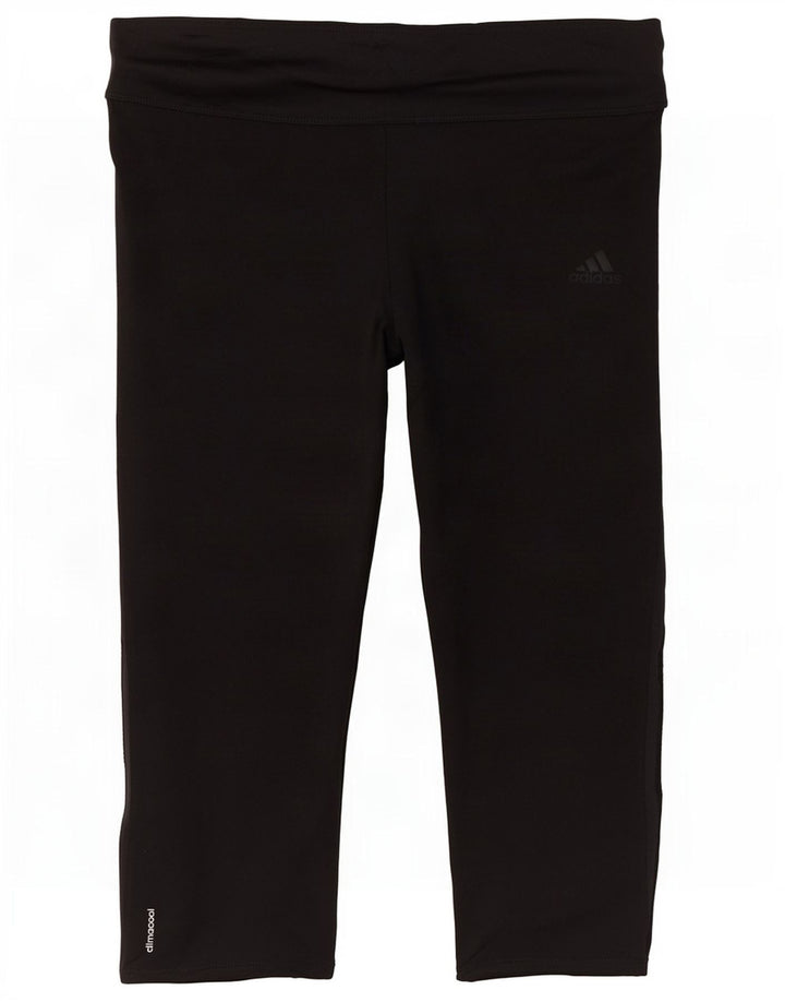 Adidas Dame Climalite Capri Leggings UK 12/14 Medium Black