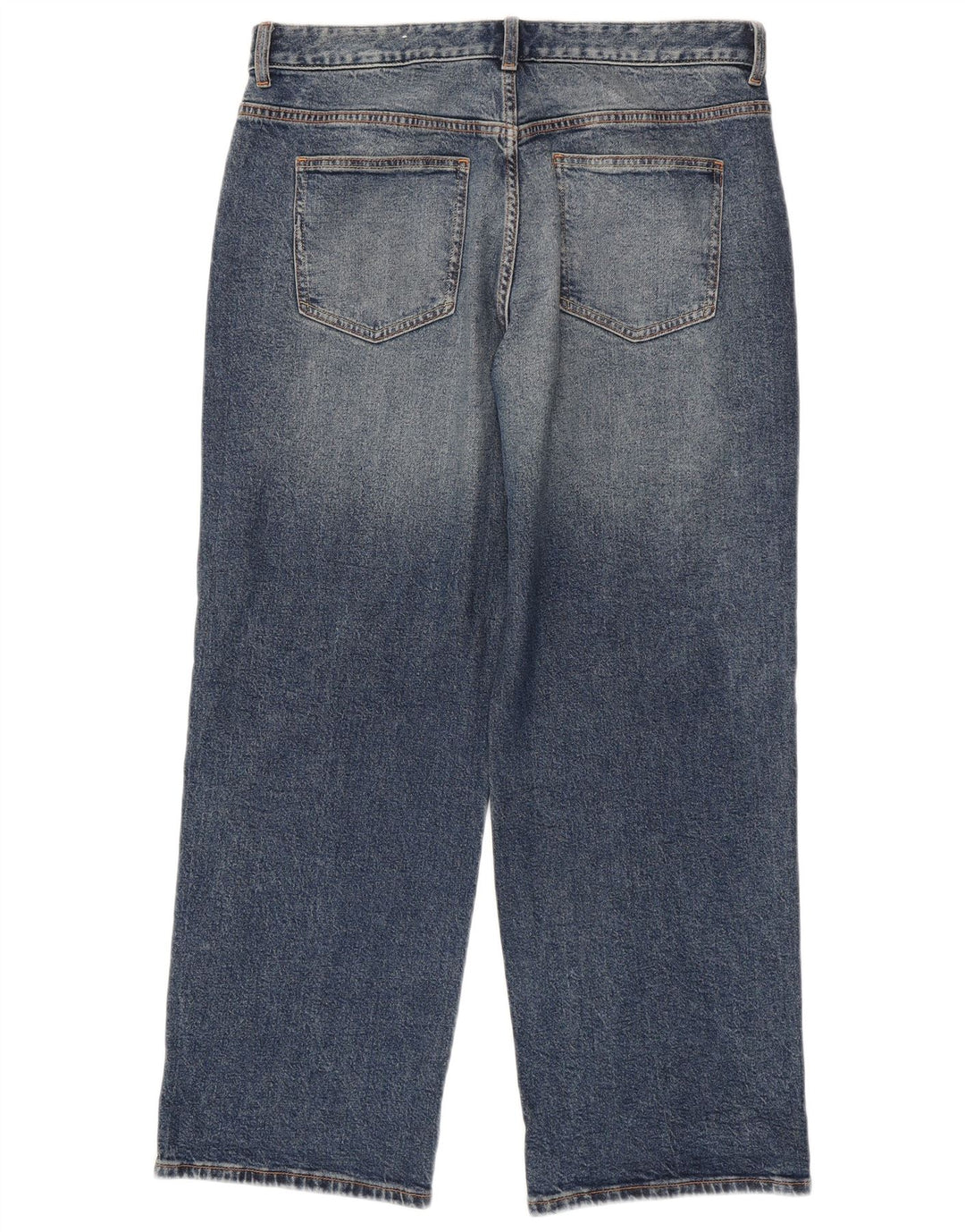 Zara Dame Løse Jeans EU 40 Medium W30 L29 Blå Bomuld