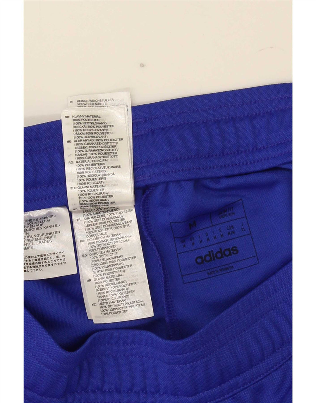 Adidas Herre Aeroready træningsdragt Bukser Medium Blue Colourblock Polyester