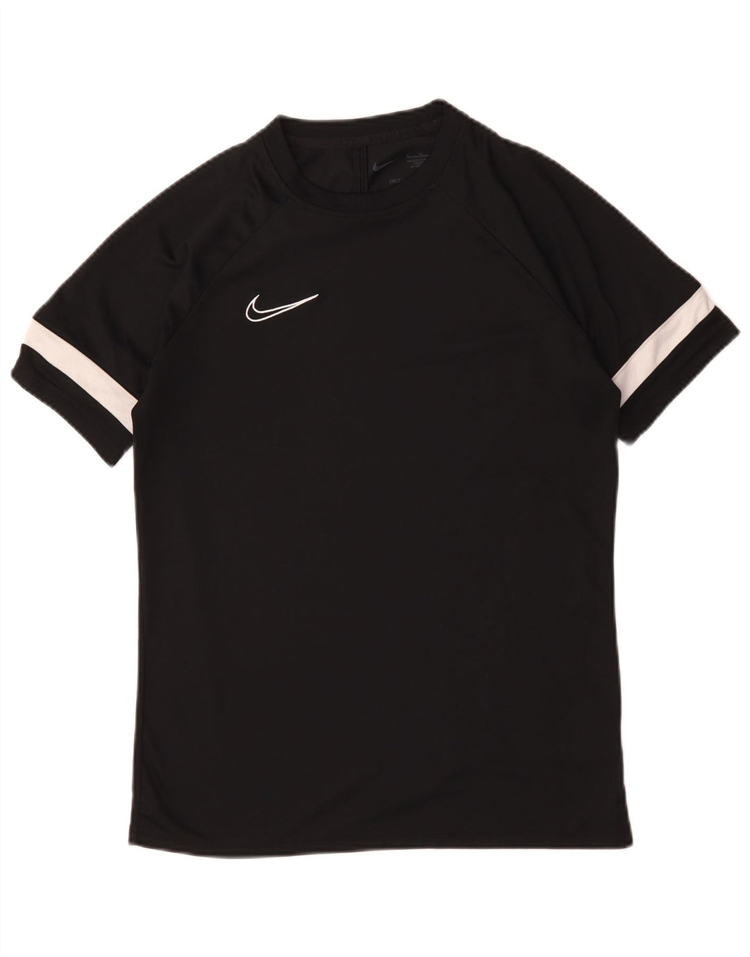 Nike Herre Dri Fit T-shirt Top Medium Sort Colourblock Polyester