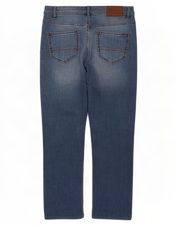 Dacks Straight Jeans til mænd IT 46 Small W30 L28 Blue Cotton