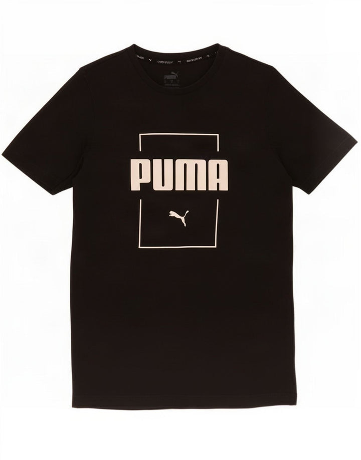 Puma Herre Grafisk T-Shirt Top Lille Sort