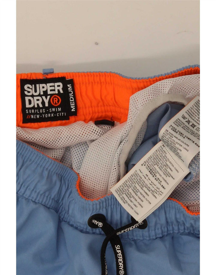 Superdry Badeshorts til mænd mellemblå polyester