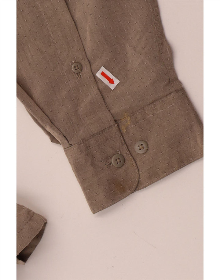 Pierre Cardin herreskjorte str. 17 17 1/2 XL Grå plettet Rayon