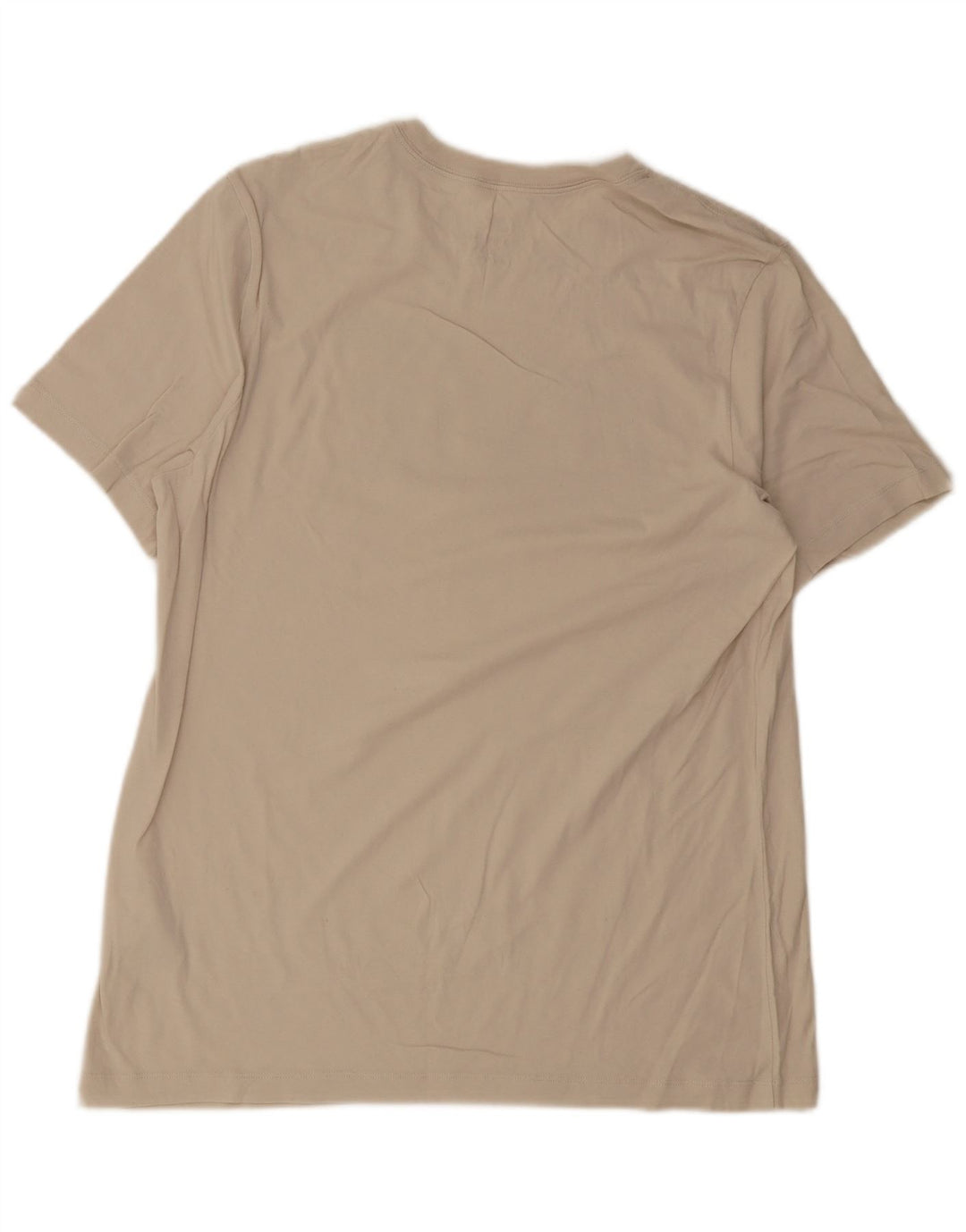 Nike grafisk T-shirt top til mænd, stor beige bomuld