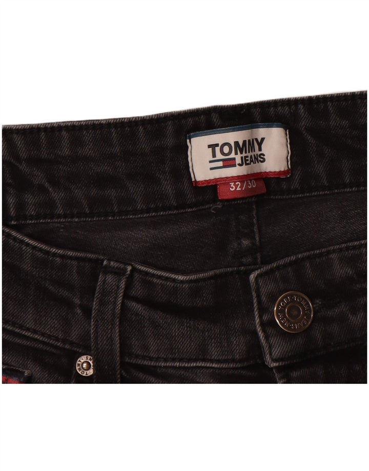 Tommy Hilfiger Herre Slim Jeans W32 L30 Grå Bomuld