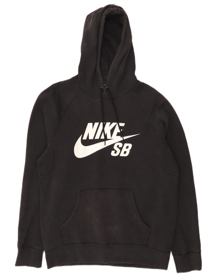 Nike grafisk hættetrøje til mænd, lille sort bomuld