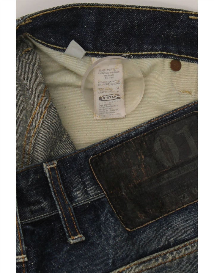 G-Star Herre Denim Shorts W34 Stor Blå Bomuld