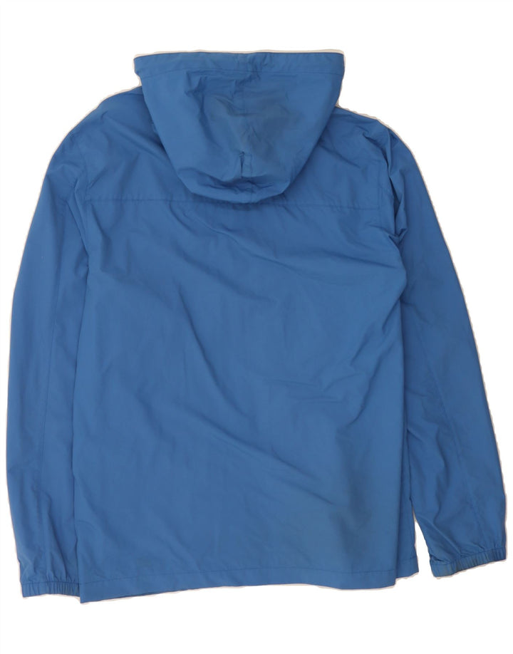 JACK WILLS Mens Hooded Rain Jacket UK 36 Small Blue Nylon Vintage Jack Wills and Second-Hand Jack Wills from Messina Hembry 