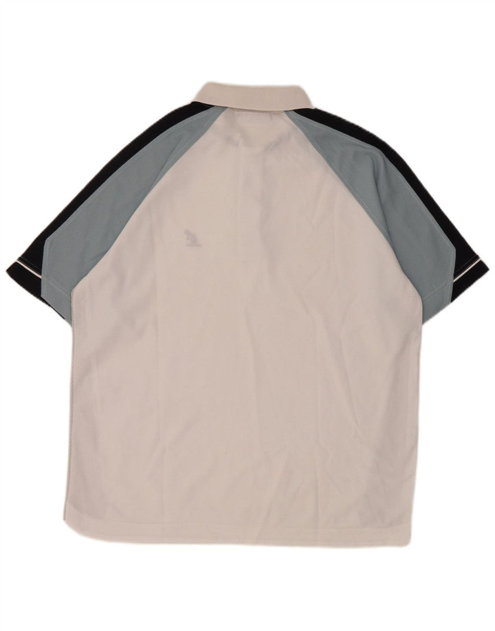 AUSTRALIAN L'ALPINA Poloshirt til mænd Stor hvid Colourblock Polyester