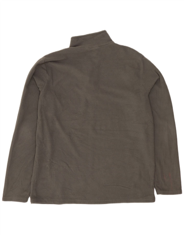 MOUNTAIN WAREHOUSE Herre lynlås hals fleece jumper stor grå polyester
