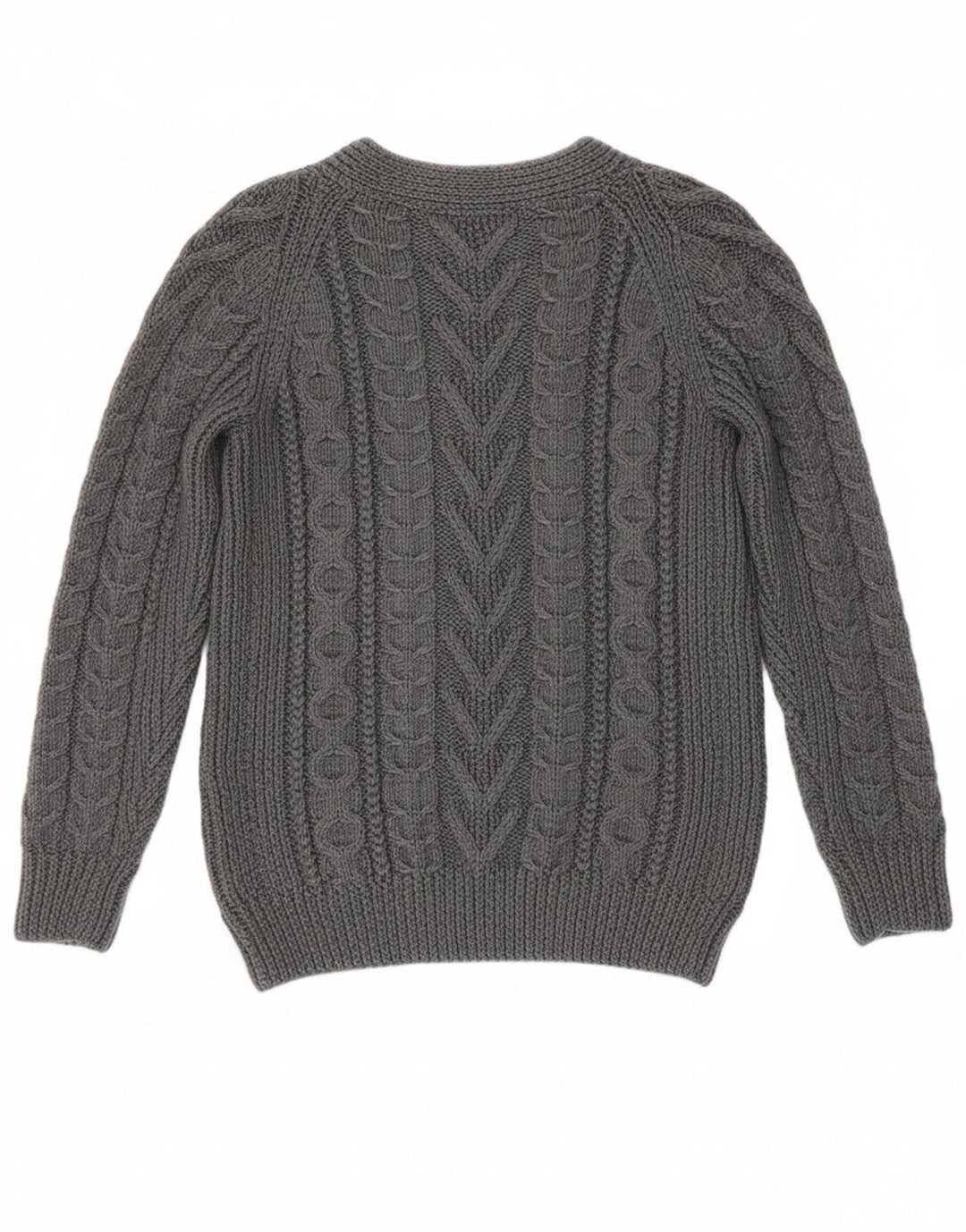 VINTAGE Womens Cardigan Sweater UK 10 Small Grey Vintage Vintage and Second-Hand Vintage from Messina Hembry 